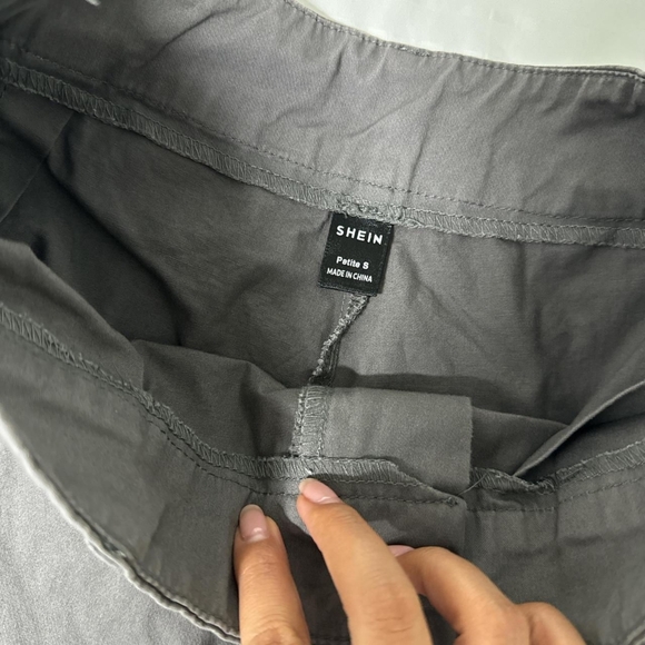 SHEIN Charcoal Casual Pants - Picture 2 of 3